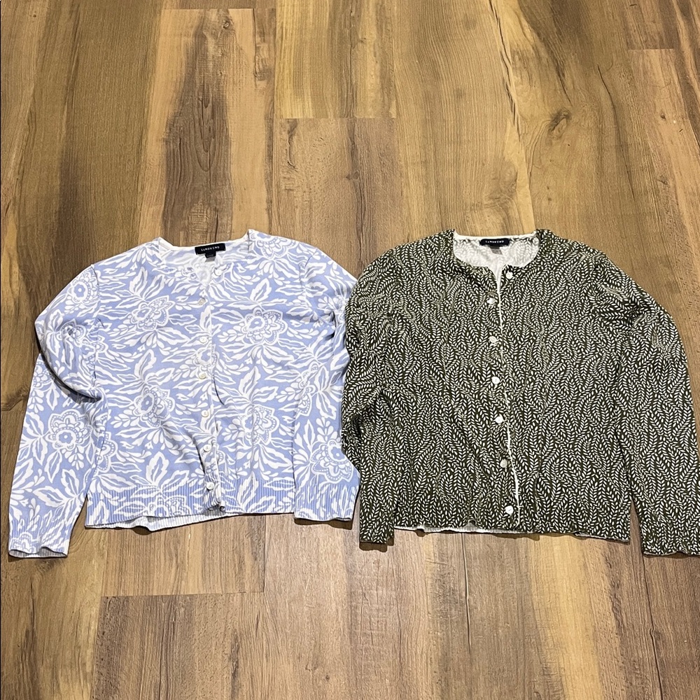 Lands End bundle of 2 size S sweaters